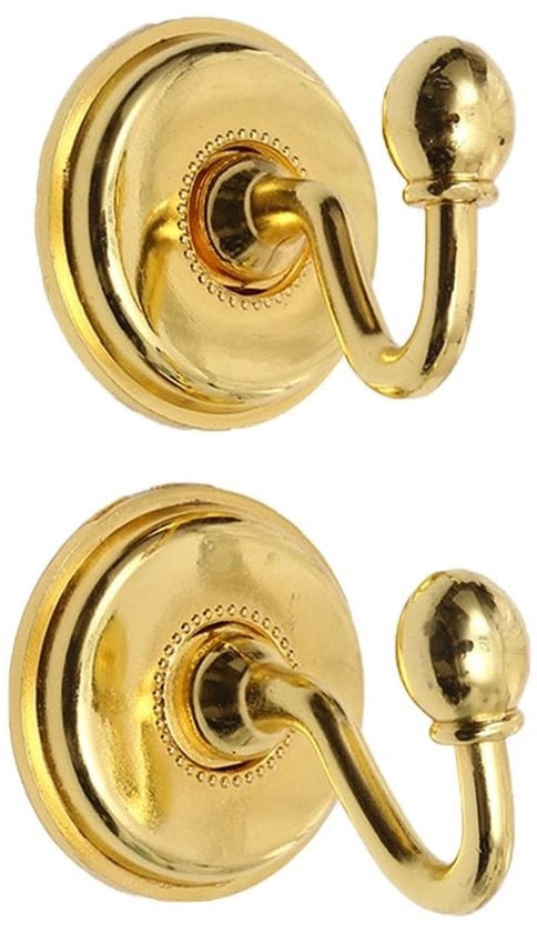 Haken per Corda Decorativi - Inclusi Viti - Adatti per Abiti e Accessori - Facili da Montare