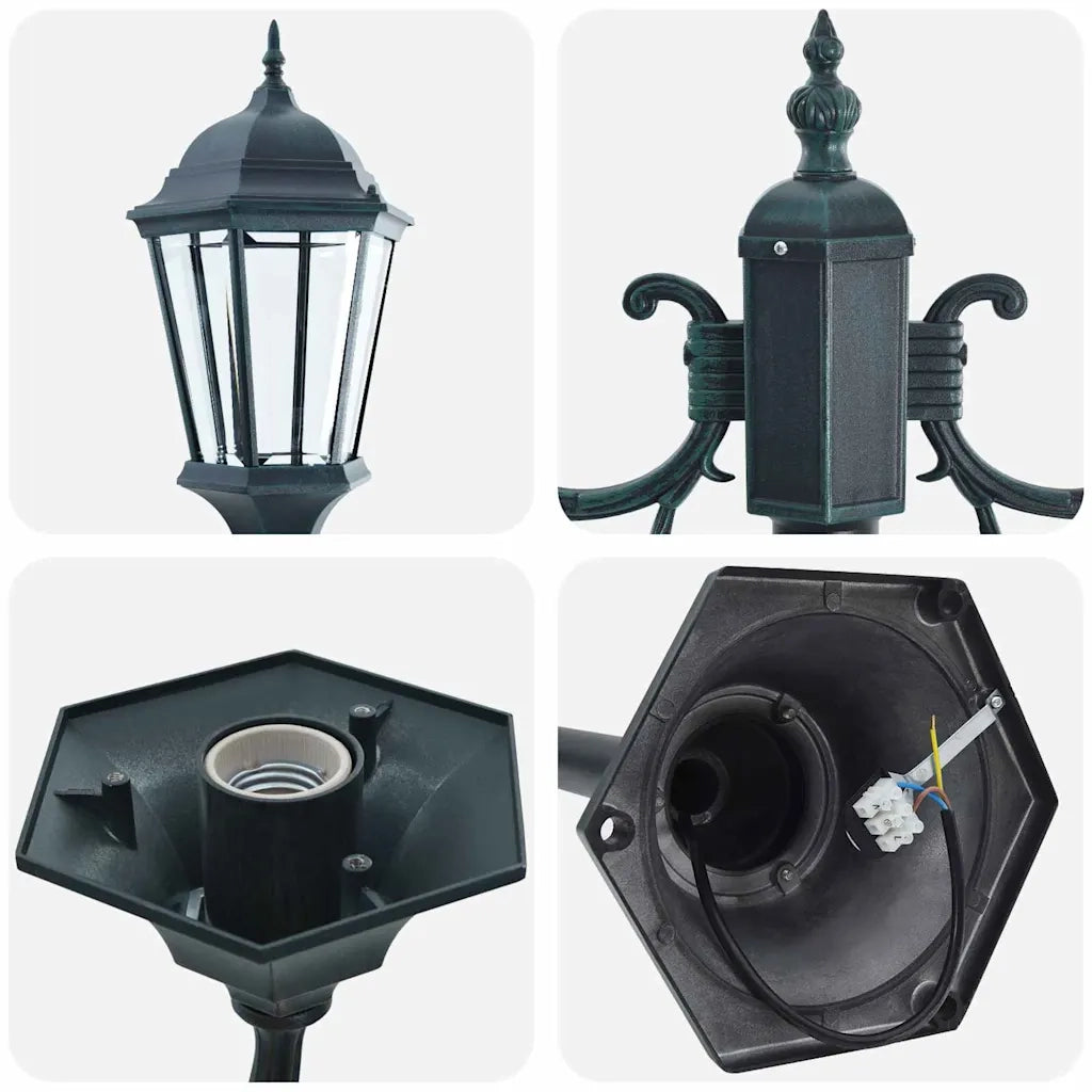 Luce da Giardino Verde vintage spazzolato 68 x 20 x 235 cm CFW6397193