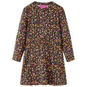 Abito da Bambina a Maniche Lunghe Blu Marino 92cod mxl 84373