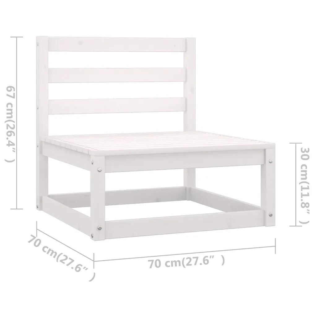 Set Divani da Giardino 4 pz | Set Salotto da Giardino con Cuscini Legno Massello Pino