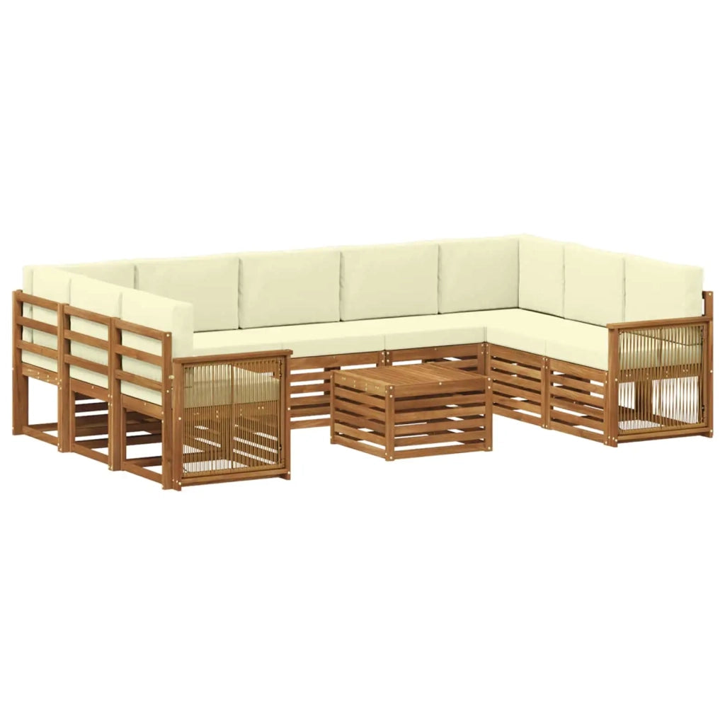 Set divani Legno di Acacia Massello 3384866