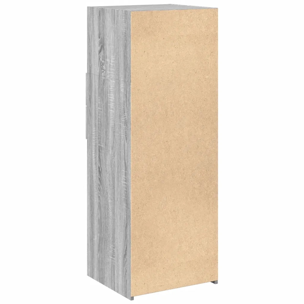 Credenza Grigio Sonoma 45x42,5x124 cm in Legno Multistrato 846171
