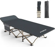 Letto da campeggio, letto da tenda, pieghevole, letto da esterno fino a 200 kg, extra largo, pieghevole, letto da esterno, letto per il giardino, letto per l'interno