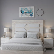 Manduria, Testiera Letto, 248x33 cm Bianco