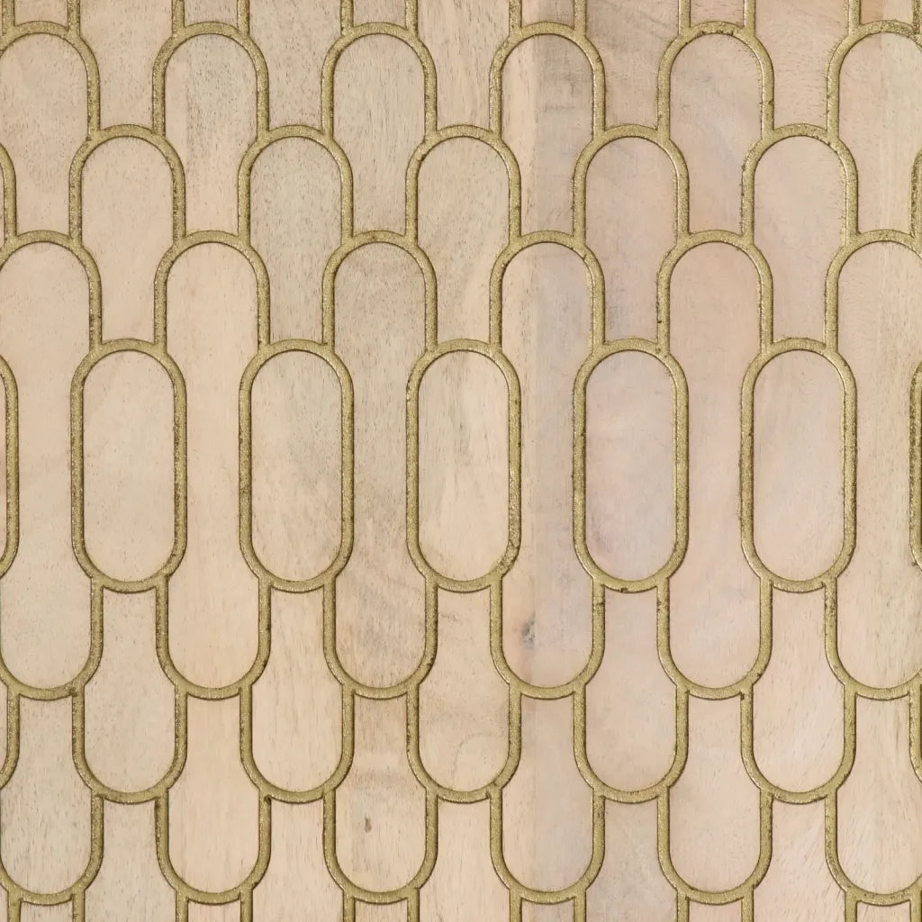 Tavolino da Salotto 100x54x40 cm in Legno Massello di Mango