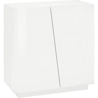 Scarpiera Moderna 2 Ante 80,4x38x86cm - GALAXIA Colore: bianco laccato lucido