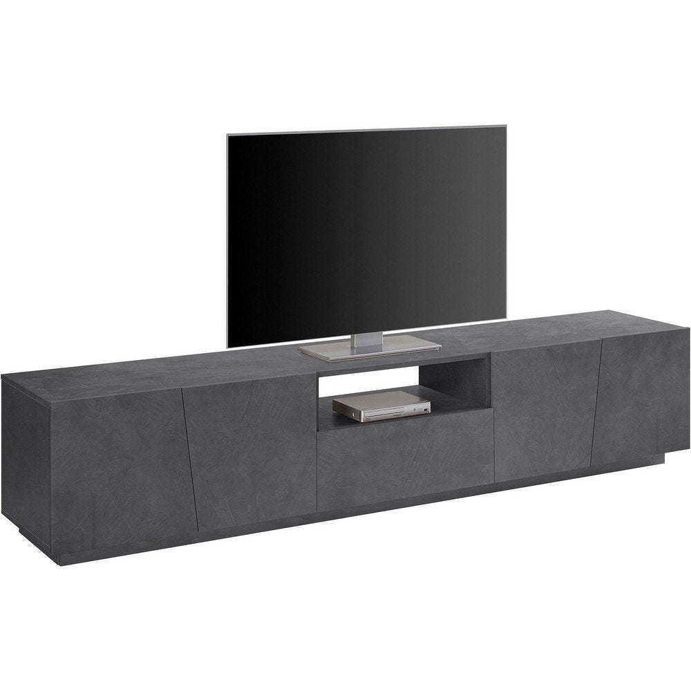 Mobile Porta Tv Moderno 220x43x46cm - GALAXIA Colore: ardesia