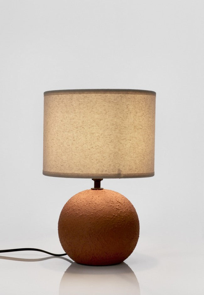 Lampada da Tavolo Ceramica Bianca Moderna da Interno - MEI-HSUAN Colore: Rosso, Dimensione: D 20