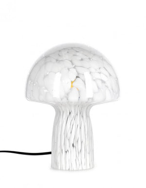 Lampada da Tavolo Vetro Trasparente Moderna Interno H25,5 - MEI-XIN Colore: Bianco