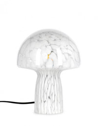 Lampada da Tavolo Vetro Trasparente Moderna Interno H25,5 - MEI-XIN Colore: Bianco