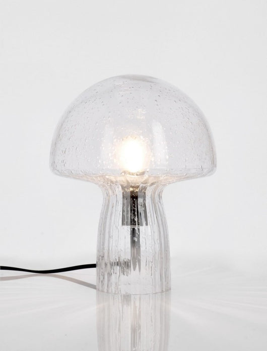 Lampada da Tavolo Vetro Trasparente Moderna Interno H25,5 - MEI-XIN Colore: Grigio