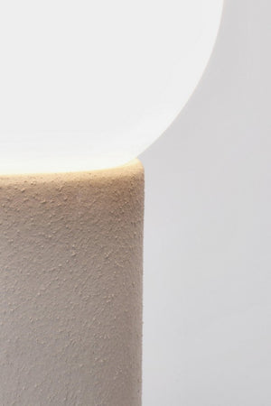 Lampada da Tavolo Ceramica Grigio Moderna da Interno - JOVAN