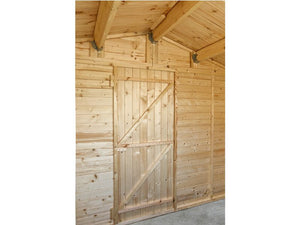 Chiosco Rio 310x184cm abete grezzo non trattato pareti 19mm porta singola Losa