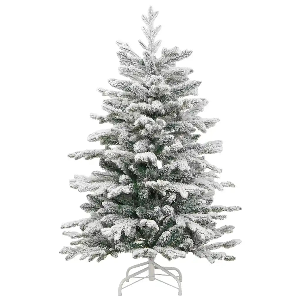 Albero di Natale | Decorazioni natalizie Artificiale con Rami Pieghevoli Bianco 150 cm