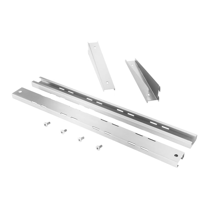 Mensola professionale da parete - 2 ripiani - 120 cm acciaio inox 14_0001543