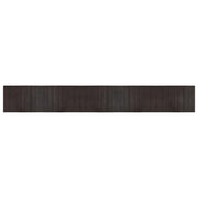 Tappeto del soggiorno | Tappeto Rettangolare Marrone Scuro 70x500 cm in Bamb¨´