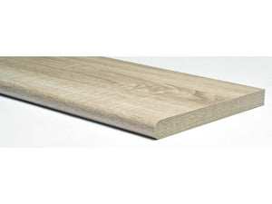 mensola murale stondata col. rovere sonoma cm. 80x20x1,8 cod:ferx.vit46779