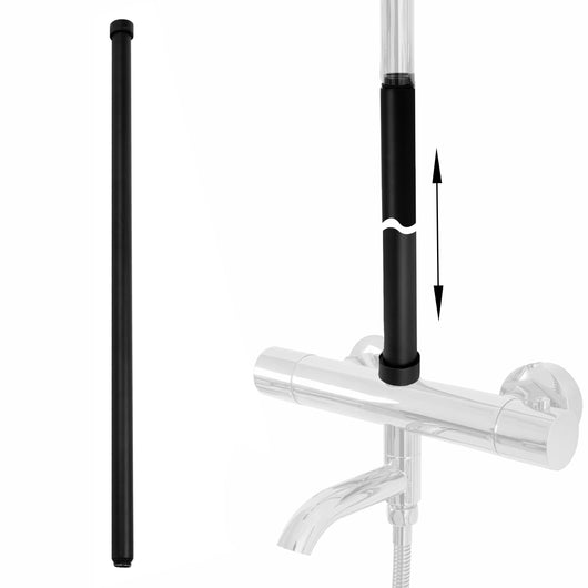 Prolunga Per Set Vasca/doccia Black 60cm