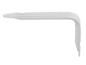 mensola nervata plutone col. bianco cm. 28x18 cod:ferx.vit41476