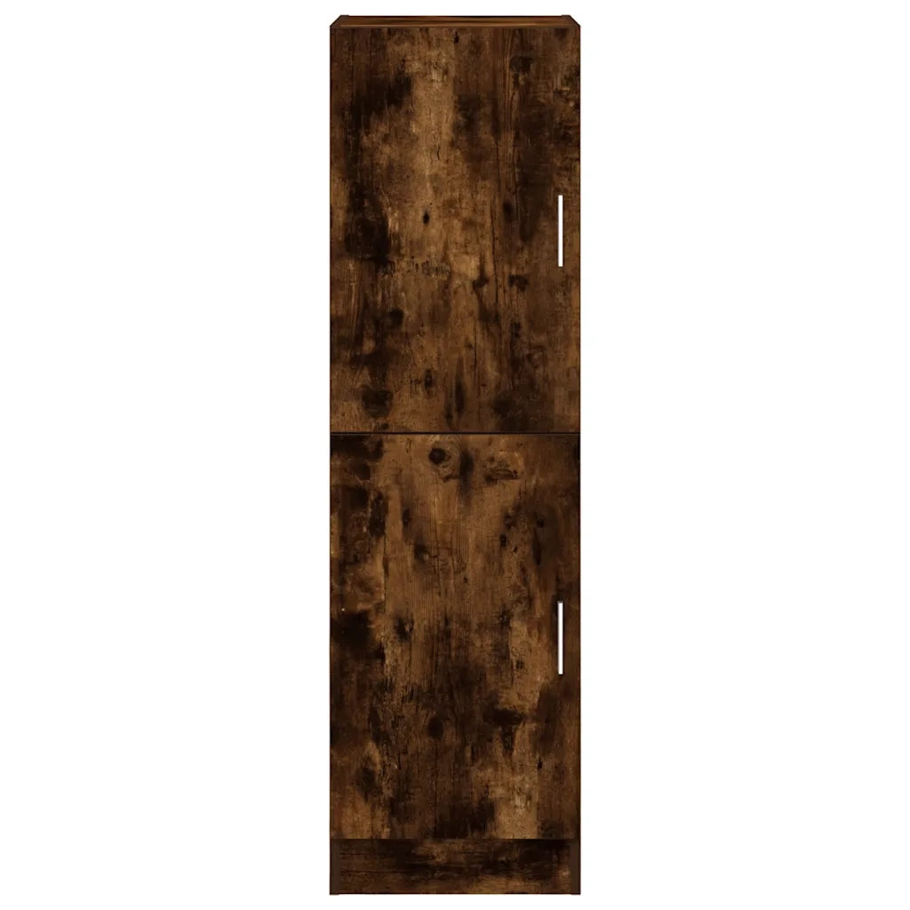 Mobile da cucina multifunzionale pratico contenitore 38 x 41,5 x 131,5 cm legno composito finitura rovere affumicato 02_0051306