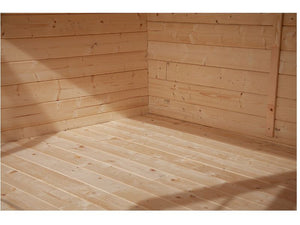 Casetta in legno Giulia cm200x200 pino grezzo non trattato Losa blockhouse
