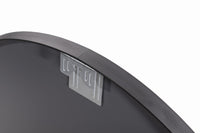 SPECCHIO Valora 70CM Cornice rotonda in metallo nero Stile scandinavo