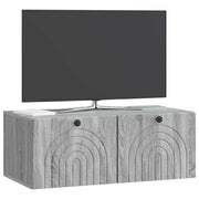 Mobile TV da Muro | Armadietto TV | Mobile Porta TV Grigio Sonoma 78,5 x 41 x 30 cm