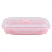 Lunchbox per adulti 1200ml/42Oz, contenitore di silicone con coperchi, bento box opnevraagbaar, contenitore di alimenti opvoudbaar, box da picnic per scuola, lavoro e viaggi