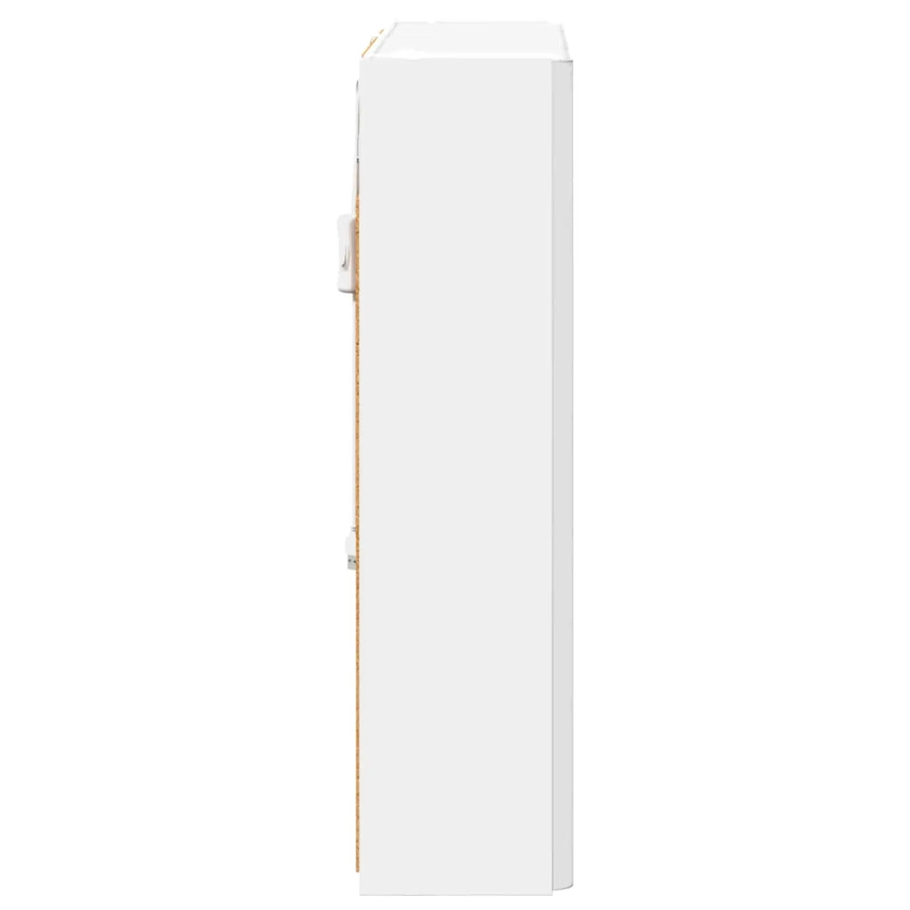 Mobiletto per specchio da bagno Bianco 63,5 x 15,5 x 60,5 cm