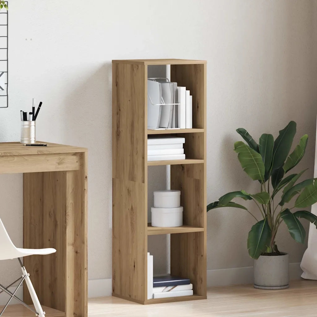 Libreria Rovere Artigianale 34x31x112 cm in Legno Multistrato