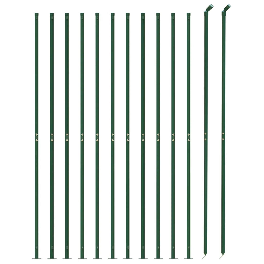 Recinzione Metallica con Flangia Verde 2x25 mcod mxl 71110