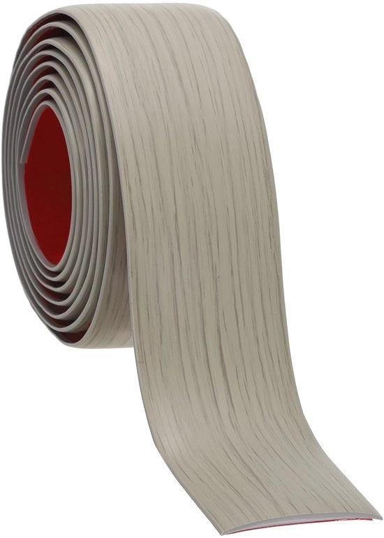 Profilo di transizione 50x200 cm, striscia di protezione autoadesiva per pavimenti in laminato, finitura in legno khaki, striscia di transizione autoadesiva morbida, protezione per bordi.