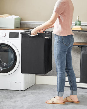 MOBILE BAGNO Valora Cestino Rustico Marrone MDF Telaio in Acciaio