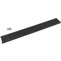 Griglia nera abs per canaletta 2 0x100 b07jdbn976