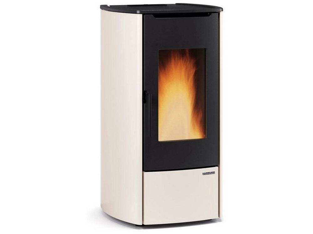1pz extraflame termostufa a pellet marina idro h11 col. avorio cod:ferx.vit53848