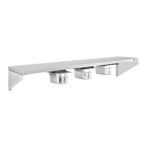 Porta spezie - 5 x 1/9 GN - 90 cm acciaio inox 14_0003172