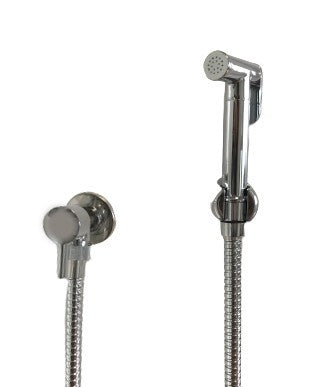 Kit idroscopino doccetta bidet moderno in ottone completo flessibile 120 support abs