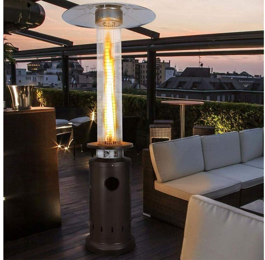 Marvin Stufa A Fungo Gas Bombola Gpl Da Esterno Portatile Cilindro Arredo Per Terrazzo Patio Giardino Locali Ristoranti