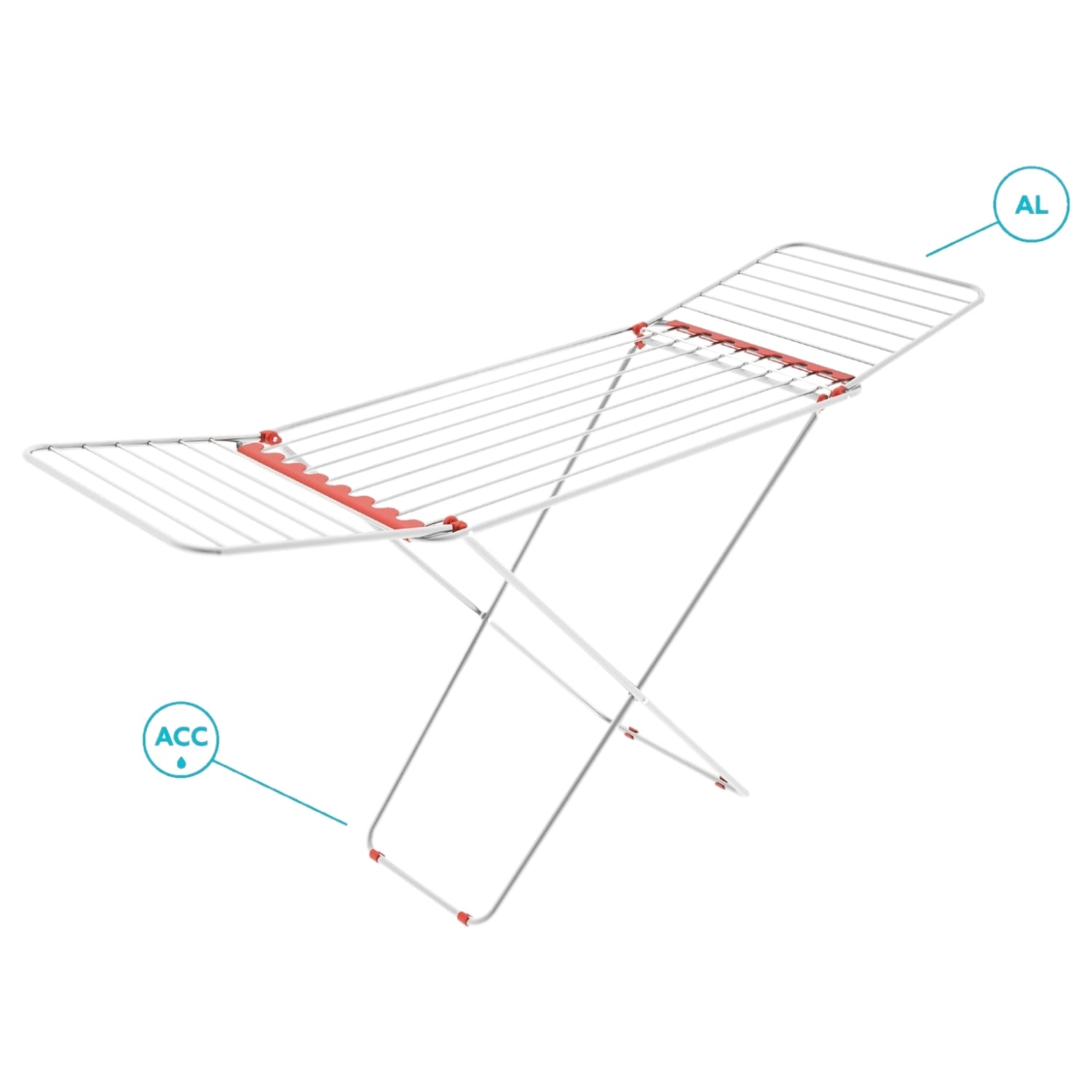 STENDIBIANCHERIA COLOMBO EMOTION ACCIAIO/ALLUMINIO