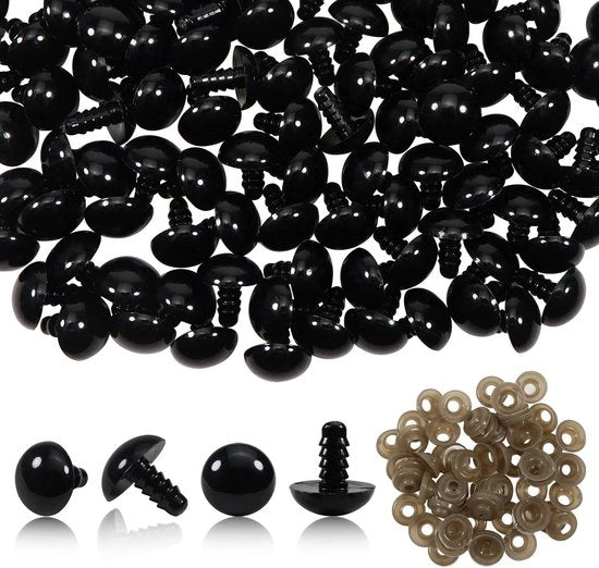 Occhiali di sicurezza in plastica - 50 pezzi - 14 mm