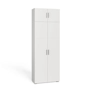 Vicco Scaffale per file Bianco 80 x 182.4 cm con estensione dell'armadio