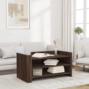 Tavolino Salotto-Tavolino da soggiorno-Tavolo Rovere Marrone 100x50x50 cm Legno Multistrato 427905