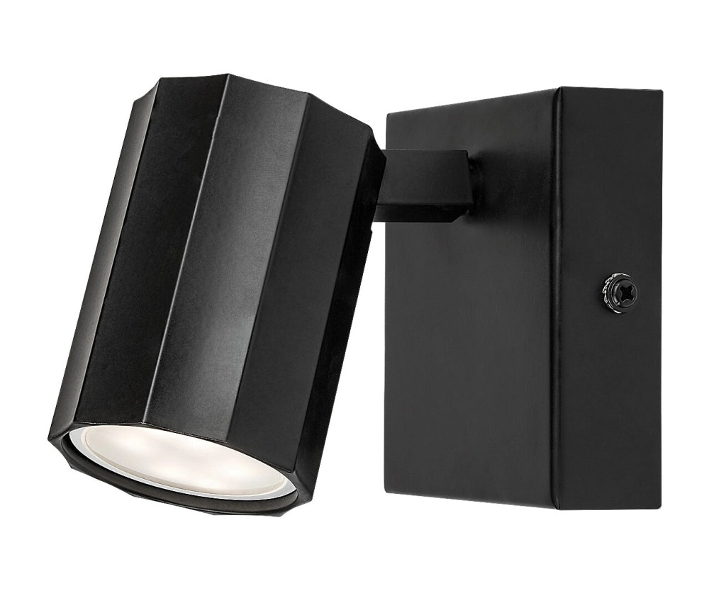 Applique moderna nera cilindrica orientabile GU10 Rabalux