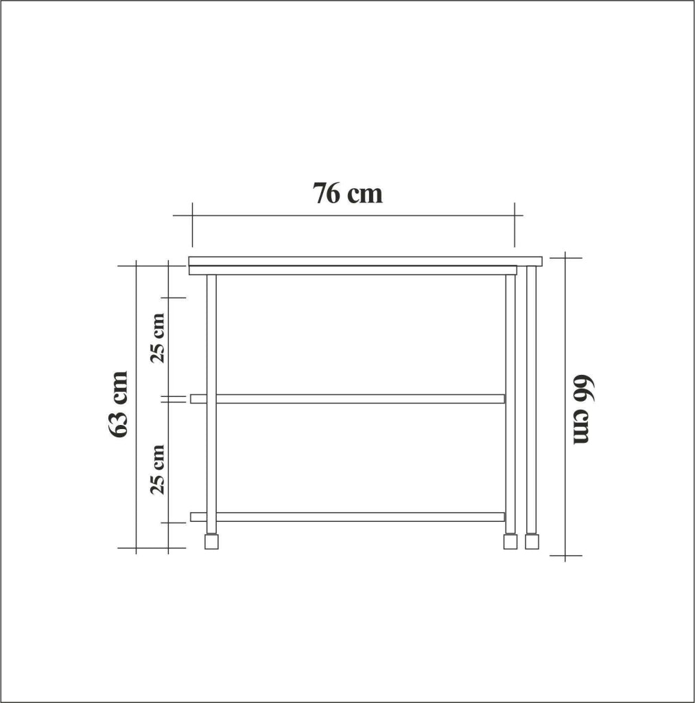 Lagaros, Tavolino da Salotto Gambe con Ruote, 70x76x63h cm Marrone Quercia