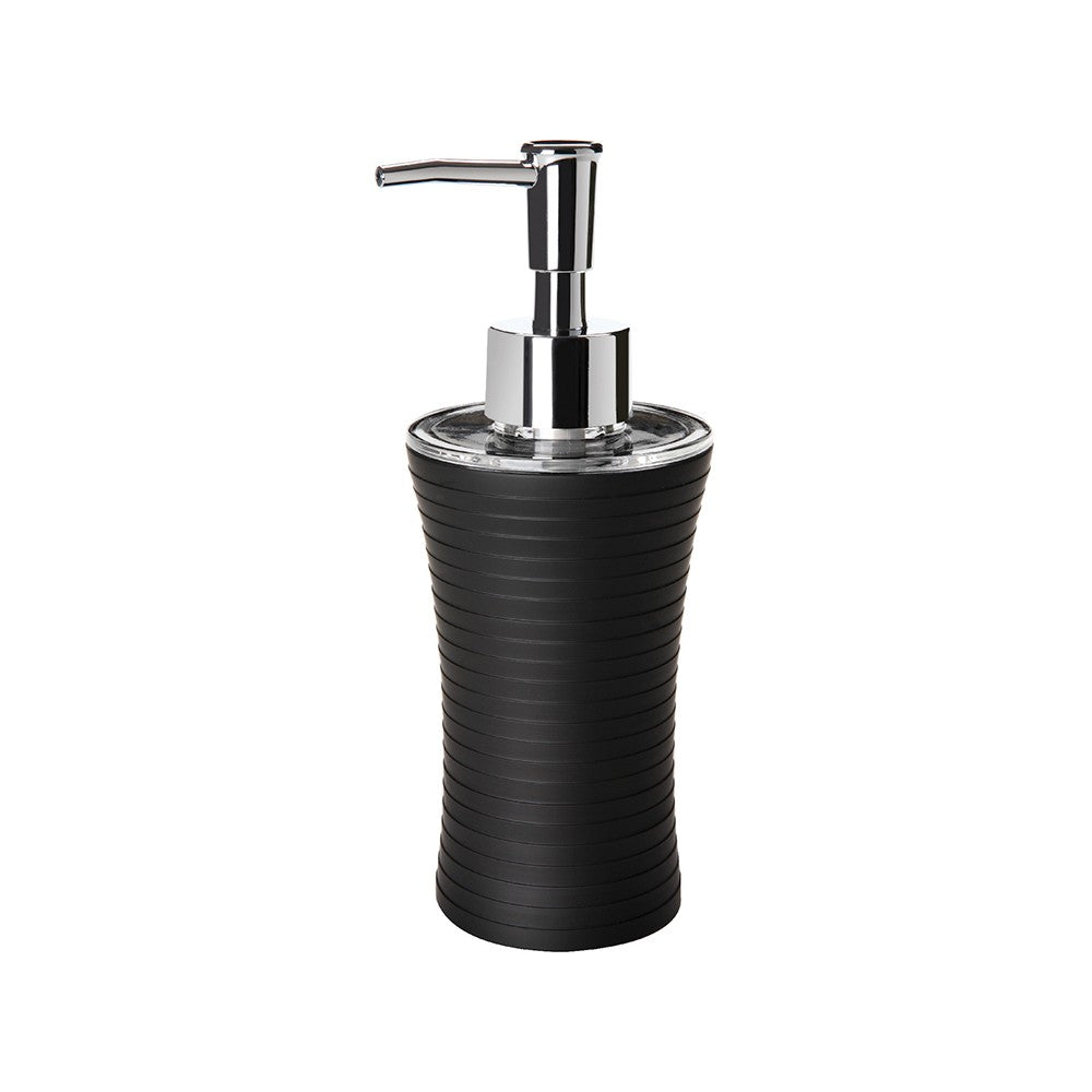 Dispenser sapone nero - serie bowling