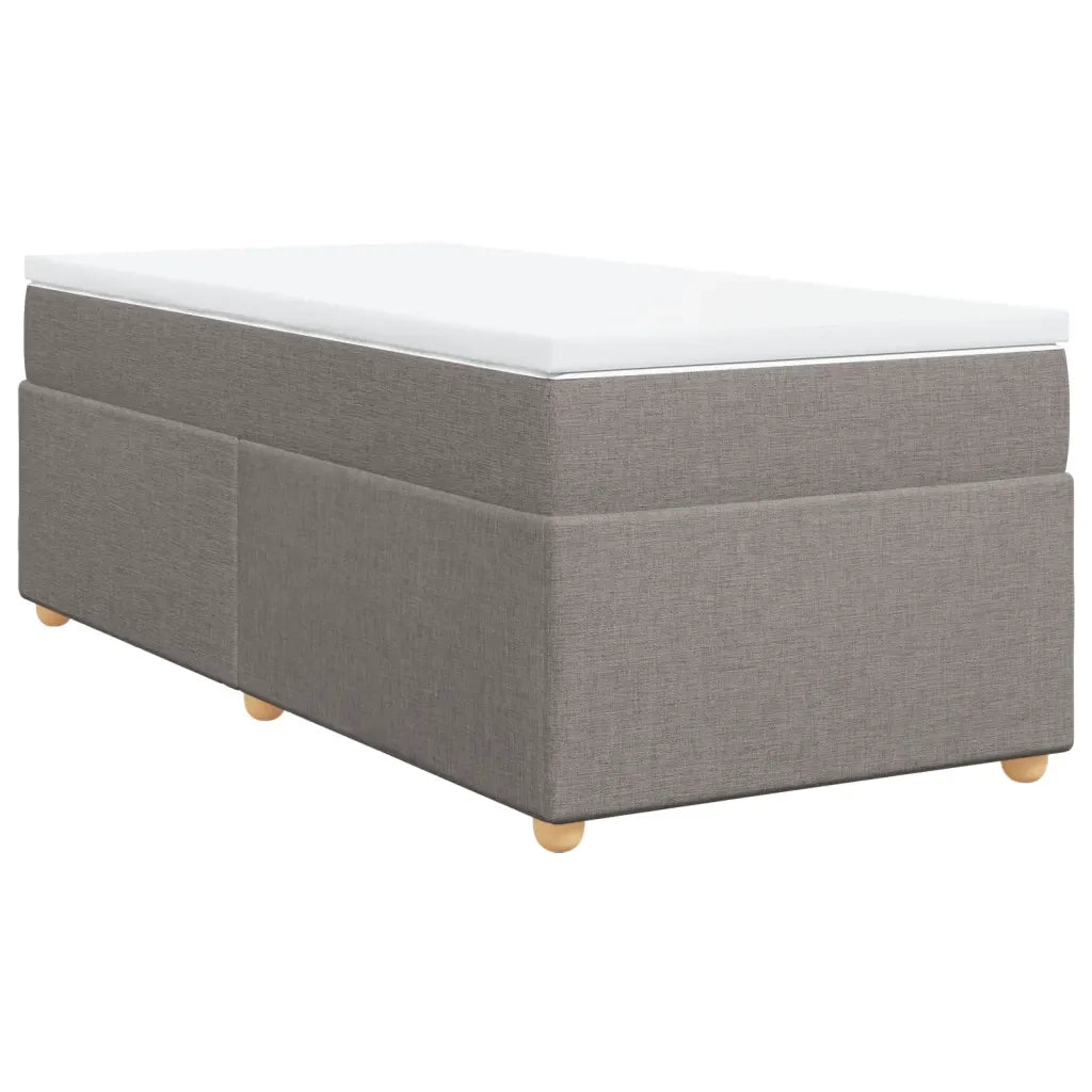 Giroletto a Molle con Materasso Tortora 90x200 cm inTessuto 3285349