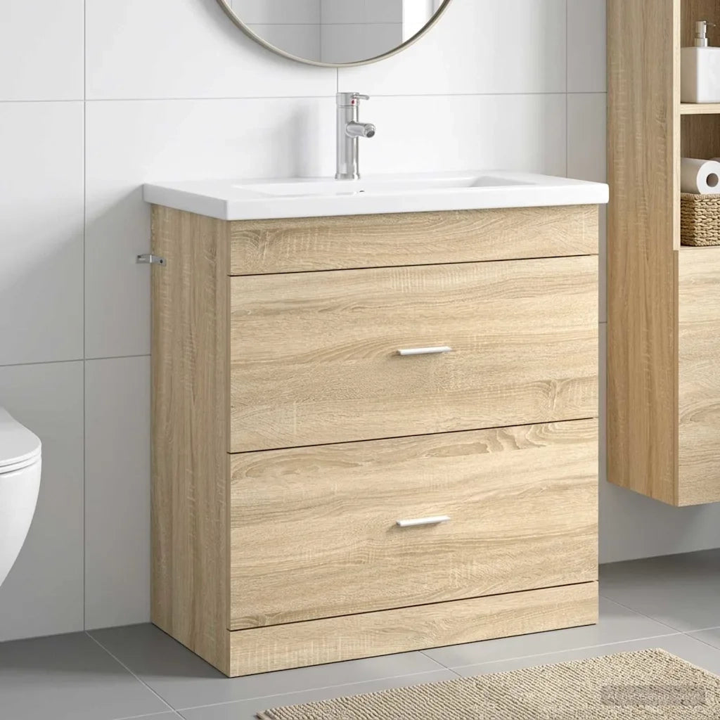 Set di mobili per il bagno Rovere Sonoma 81 x 40 x 84,5 cm 3404376
