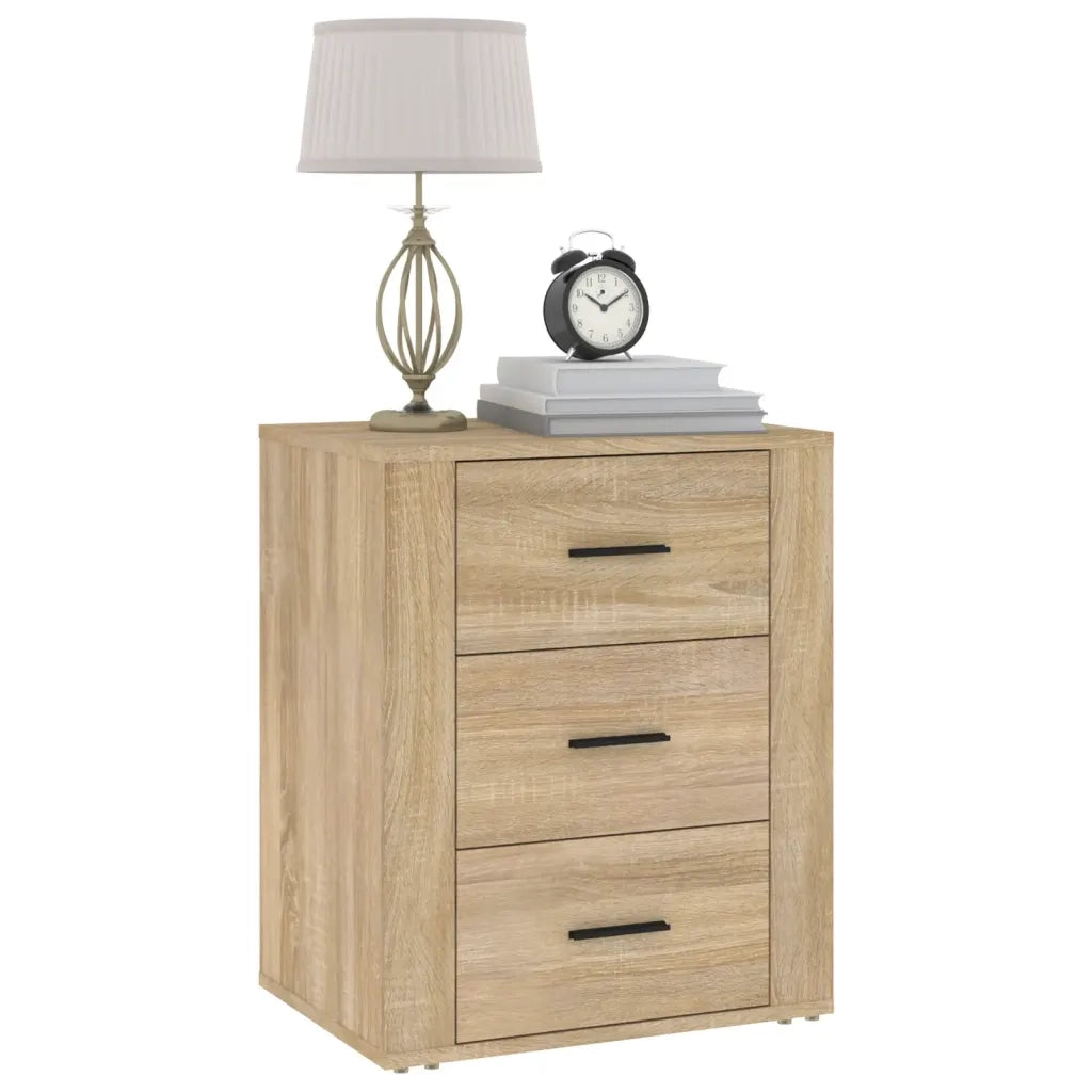 Comodino Rovere Sonoma 50x36x60 cm in Legno Multistrato cod mxl 30433