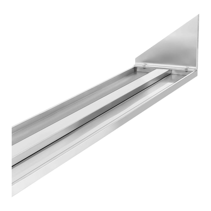 Mensola da cucina professionale in acciaio inox - 30 x 180 cm 14_0001562