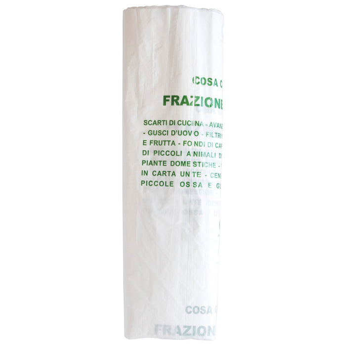 sacchi nettezza urbana 50x60 bianco 15 pz cod:ferx.13690